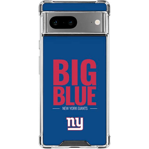 NFL New York Giants Team Motto Google Pixel 7a Clear Case